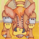 04 Highland Cow Robot Color1