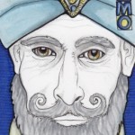 Captain Nemo ATC
2.5" x 3.5" Pencil, Copics, fine liners