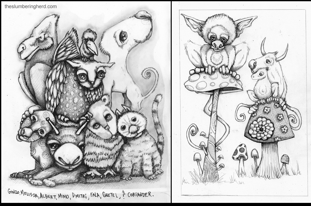 Lots More Pencil Critters!